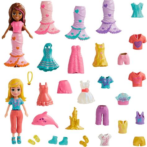 polly pocket mini dolls|poll pocket 3'' doll sets.